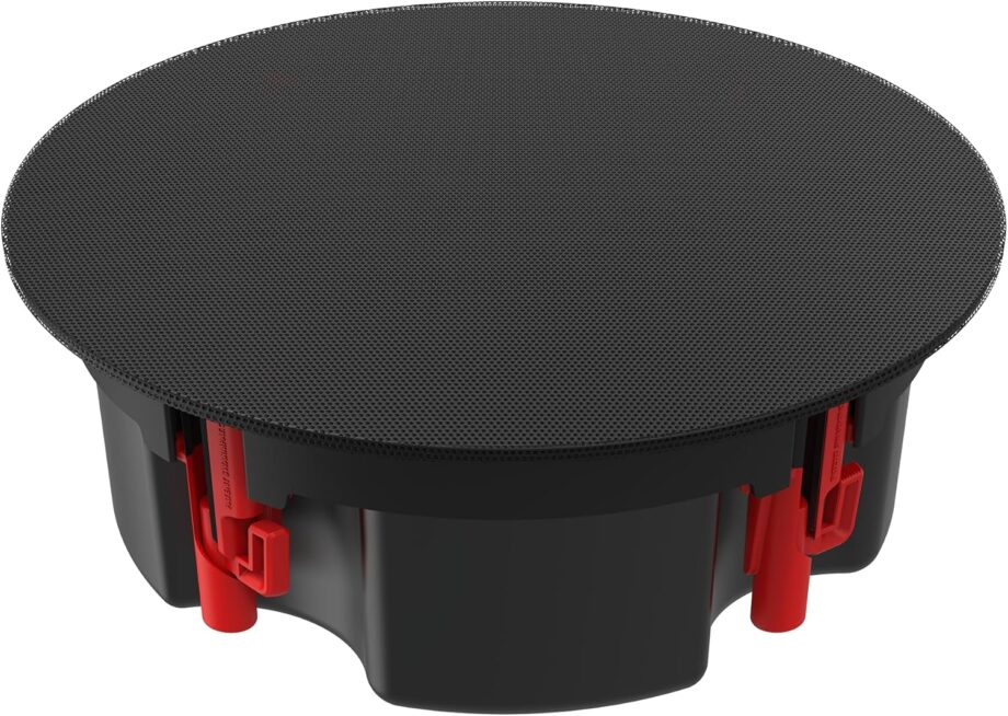 5.25" ofessional in-Ceiling Speaker, White and Black Grills Included