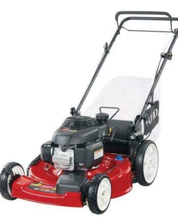 Self-propelled gas mower, 22-inch 170cc OHV engine high-wheel RWD 3-in-1 with height adjustment, oil included