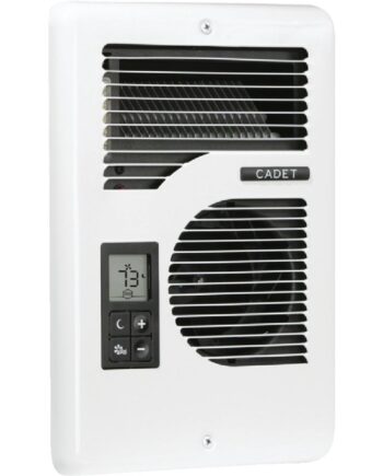 Cadet Energy Plus Wall Heater, Digital Thermostat, 240/208/120V, White