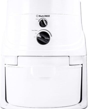 Classic high-speed electric grain grinder, a wheat flour grinder used for making fresh flour, equipped with a stainless steel grinding head