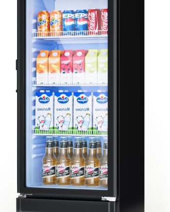 6 Cu.Ft Commercial Display Refrigerator with Glass Door & Lock