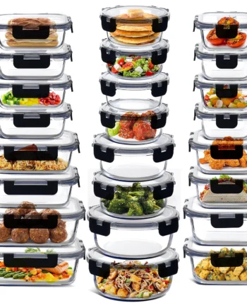 Eatex Glass Food Storage Containers with Lids