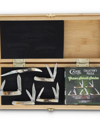 Case Green Scroll Stag Set w Puzzle - 2024 Edition CAGSSET