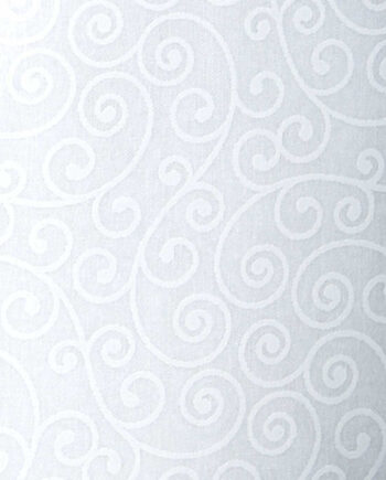 White Scroll Quilt Cotton Fabric by Keepsake Calico