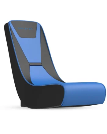 GTRACINGFaux Leather Floor Rocker Video Gaming Chair, Blue
