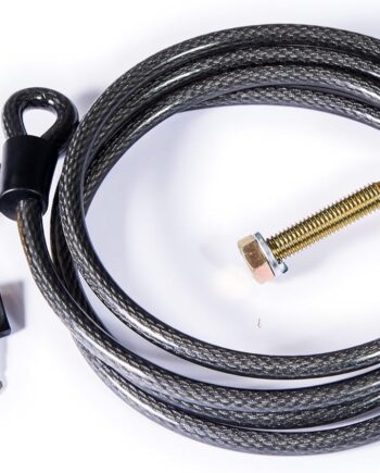 Saris Bike Locking Cable and Locking Hitch Tite Combo, Hitch Bicycle Rack Accessory, Black, One Size