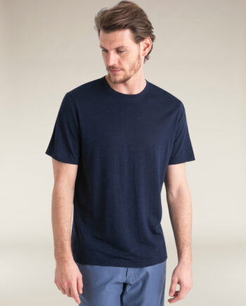 Men's Merino Linen Short Sleeve T-Shirt