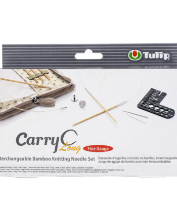Tulip Carry C 13pc Interchangeable Bamboo Knitting Needle Set