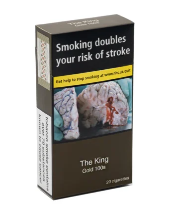 The King Gold Super Kings Cigarettes