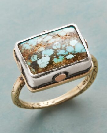 Riveting Turquoise Ring