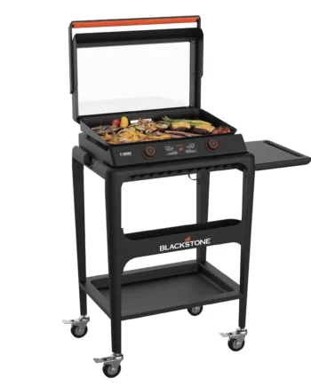 Blackstone E-Series 2-Burner 22" Electric Tabletop Griddle with Prep Cart
