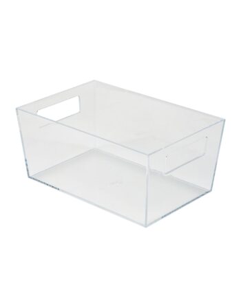Simplify 11.5 Clear Storage Bin With Handles