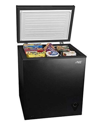 5 cu ft Chest Freezer for Your House, Garage, Basement, Apartment, Kitchen, Cabin, Lake House, Timeshare, or Business
