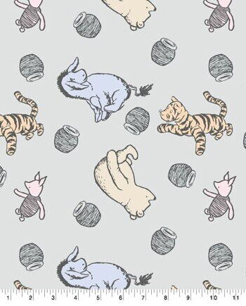 Winnie the Pooh Honey Minky Fleece Fabric