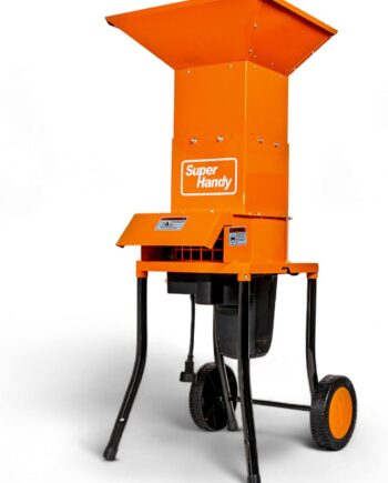 SuperHandy - Electric Leaf Shredder - Steel Construction, 15 Amp 120V AC Motor, 11" Cutting Blades, 0.5" Capacity for Leaves, Lawns and Patio Trimming