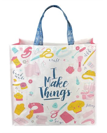 Reusable Tote I Make Things X Large