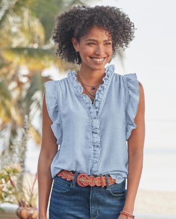 Milla Chambray Top
