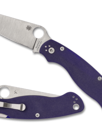 Spyderco Military 2 Dark Blue G10 Handle CPM-S110V Blade SPC36GPDBL2