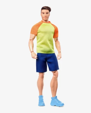 Barbie Looks Ken Doll (Buff Body, Curly Brunette Hair)