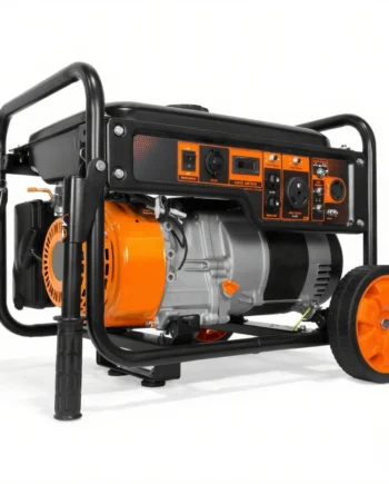6000-Watt RV-Ready Portable Generator with Wheel Kit Carb Compliant