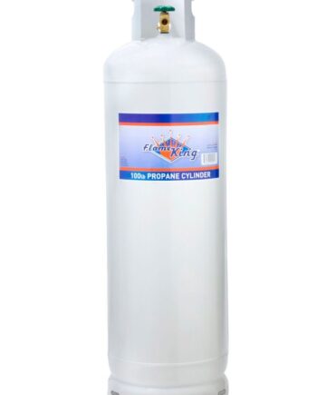 100 lb Steel Propane Cylinder POL Valve (Ships Empty)