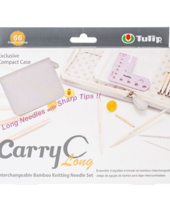 Carry C Interchangeable Bamboo Knitting Needle Set