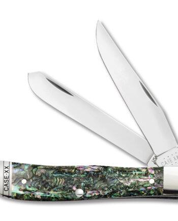 Case Genuine Abalone Trapper Folding Knife