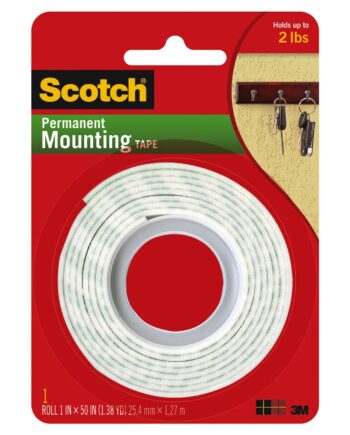 Scotch 1 x 50 Permanent Mounting Tape