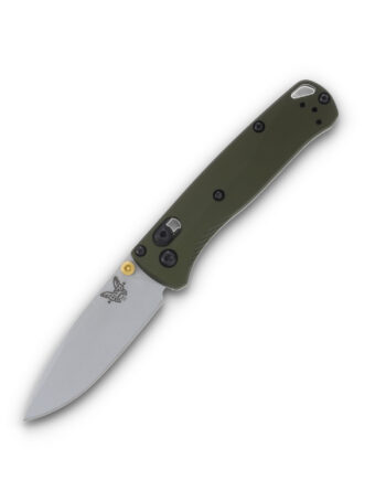 Benchmade Mini Bugout Axis Lock CPM S90V Drop Point Woodland Green Aluminum Handle BM533SL-10