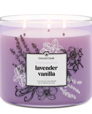 Odor Eliminating Lavender Vanilla 3-Wick Candle